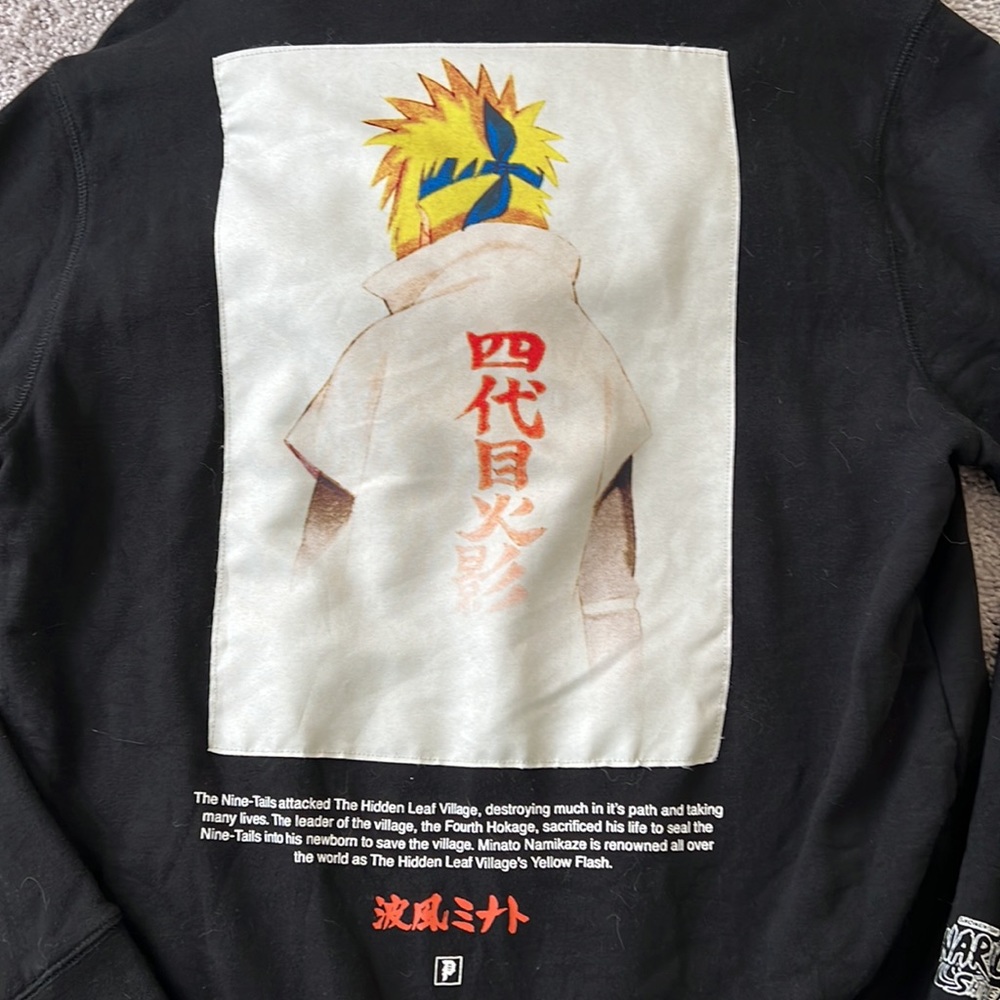 Primitive X Naruto Shippuden Minato Black Hoodie